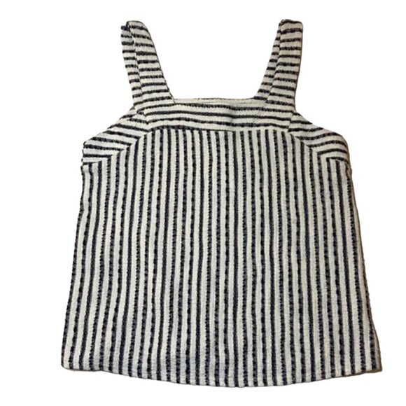 Green Envelope sleeveless striped top, Small - Picture 3 of 9